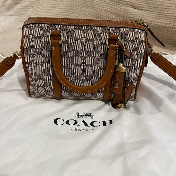 Coach Ruby satchel 25 in signature textile jacquard - Picture 2 of 12